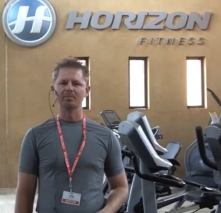 Brad Heath at the Horizon Fitness company headquarters.