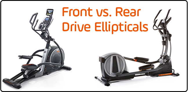 front drive vs rear drive elliptical trainers
